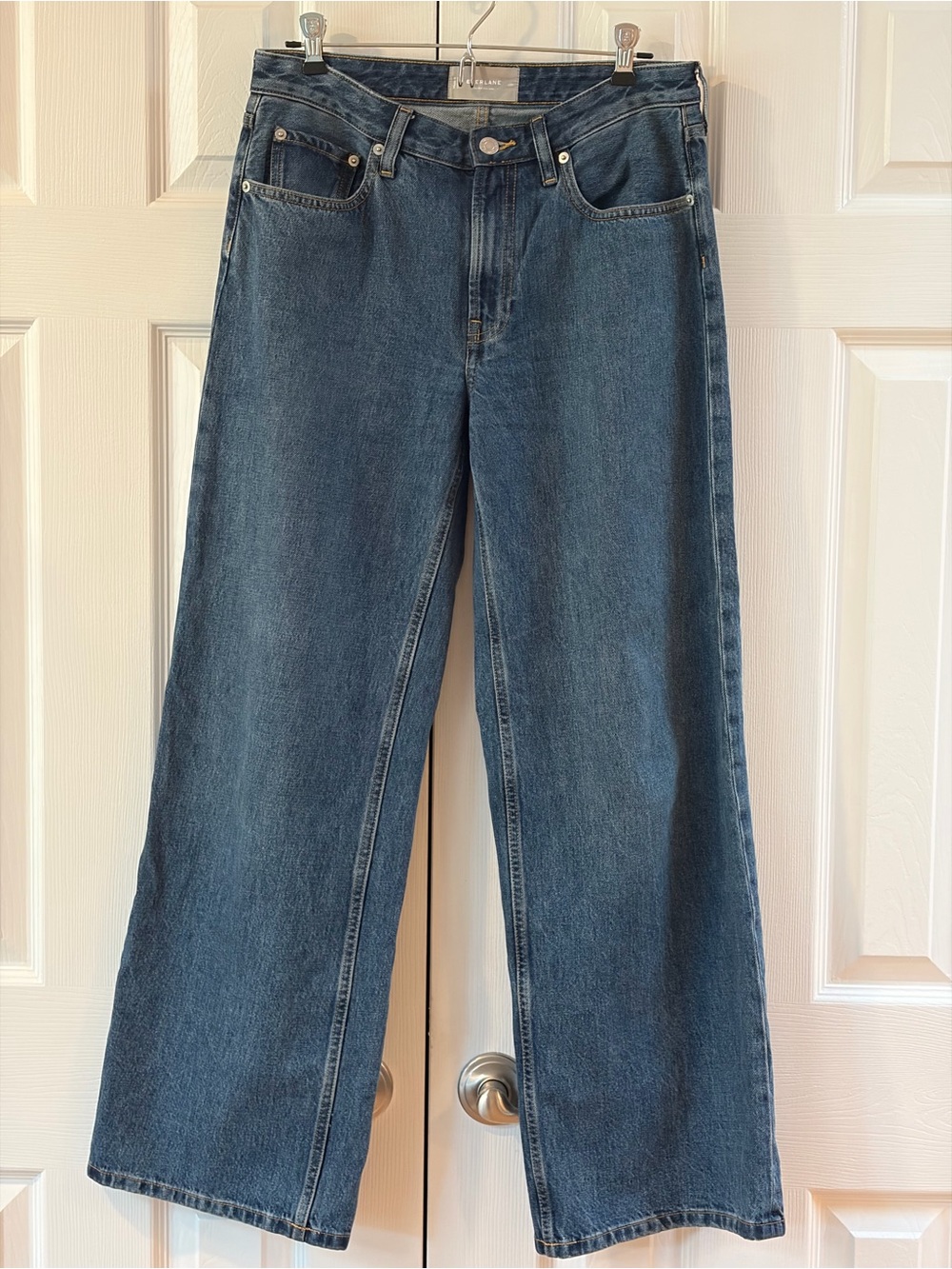 Everlane Whisper Blue The Mid Way Wide Leg Jeans Size 28R